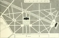 An illustration from Town planning, past, present and possible (1911)