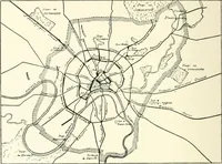 An illustration from Town planning, past, present and possible (1911)