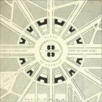 An illustration from Town planning, past, present and possible (1911)