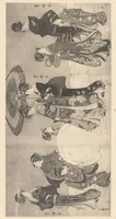 An illustration from Toyokuni, Hiroshigé : estampes japonaises tirées des collections de MM. Bing, Bouasse-Lebel, Bullier...et exposées au Musée des arts décoratifs en janvier 1914 (1914)