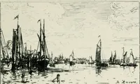 An illustration from A treatise on etching (1880)