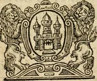 An illustration from Tractar wegen des spanischen Commercii gemacht zwischen dieKönigl: Mayt: in Spanien und die Erbb: Hansee-Städten. Sampt Höchstgedachter Königl. Mayt. Renovation und Confirmation so woll anderer Immuniteten und Privilegien der Erbb. Hansee-Städte, als des Tractatus de anno 1607. Allermassen solches originaliter in latcinischer und spanischer Sprachelautet, und darauf in die Teutsche übergesetzet (1658)