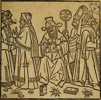 An illustration from Tractato utilissimo circa lo regimento e conseruatione dela sanitade (1508)