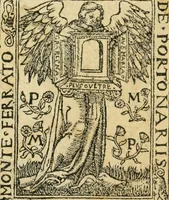 An illustration from Tractatus de gabellis. Solenis et bodierne practice q; comodissimus tractatus vectigalium gabellaruve casus etiam quotidianos decidens, per egregium juris vtriusq; (1533)