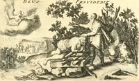 An illustration from Tractatus de siglis veterum omnibus elegantioris literaturae amatoribus utilissimus, in quo continentur quae ad interpretationem numismatum, inscriptionum, juris et fere omnium artium requiruntur, cujus subsidio facile literae explicari possunt (1703)
