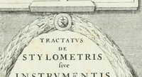 Picture 1 of 32 from Tractatus de stylometris, sive, Instrumentis quibus quinque ordines architecturae methodo quâ facilior inveniri nequit ... (1662), leaf 4