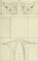 An illustration from Tractatus de stylometris, sive, Instrumentis quibus quinque ordines architecturae methodo quâ facilior inveniri nequit ... (1662)