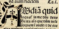 An illustration from Tractatus de ymitatione Cristi : cum tractatulo de meditatione cordis