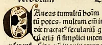 An illustration from Tractatus de ymitatione Cristi : cum tractatulo de meditatione cordis
