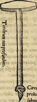 An illustration from Tractatus perutilis et completus de fractura cranei (1535)