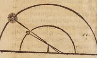 An illustration from Tractatvs, in quo examinantur, & soluuntur iuxta varietatem sententiarum probabilium omnia, quae spectant ad cometas : in quo agitur praesertim de eo, qui caepit obseruari hìc circa medium mensis decembris anni 1664 (1670)