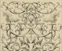 An illustration from The tradesmans book of ornamental designs (1847)