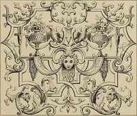 Picture 27 of 103 from The tradesmans book of ornamental designs (1847), leaf 32
