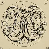 Picture 84 of 103 from The tradesmans book of ornamental designs (1847), leaf 86