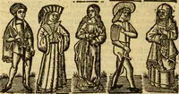 Picture 3 of 27 from Tragicomedia de Calisto y Melibea : en la qual se contiene de mas de su agradable y dulce estilo muchas sentencias filosofales : y avisos muy necessarios para mancebos : mostrandoles los engaños q estan encerrados en seruientes [sic] y alcahuetas : y nuevamente añadidos el tractado de Centurio (1502), leaf 15