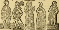 Picture 11 of 27 from Tragicomedia de Calisto y Melibea : en la qual se contiene de mas de su agradable y dulce estilo muchas sentencias filosofales : y avisos muy necessarios para mancebos : mostrandoles los engaños q estan encerrados en seruientes [sic] y alcahuetas : y nuevamente añadidos el tractado de Centurio (1502), leaf 89