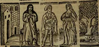 An illustration from Tragicomedia de Calisto y Melibea : enla qual se co[n]tiene de mas de su agradable [y] dulce estilo, muchas sente[n]cias filosofales [y] auisos muy necessarios para ma[n]cebos, mostra[n]doles los engaños q[ue] esta[n] encerrados en seruientes [y] alcahuetas, [y] nueuame[n]te añadido el tractado d[e] ce[n]turio (1534)