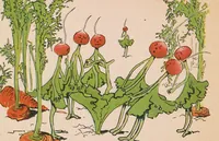 An illustration from Die tragische Rettichgeschichte (1920)