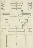 An illustration from Traicté des cinq ordres d'architecture, desquels se sont seruy les anciens (1645)