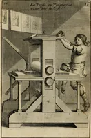 Picture 20 of 20 from Traicté des manieres de grauer en taille douce sur l'airin : par le moyen des eaux fortes, & des vernix durs & mols : ensemble de la façon d'en imprimer les planches & d'en construire la presse, & autres choses concernans lesdits arts (1645), leaf 95