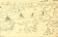An illustration from Training for the trenches; a book of humorous cartoons on a serious subject (1917)