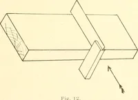 An illustration from Training in wood-work, designed for use in manual training and technical school; consisting of three parts: carpentry, wood-turning and pattern work (1902)