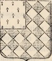 An illustration from Traité complet de la science du blason : à l'usage des bibliophiles, archéologues, amateurs d'objets d'art et de curiosité, numismates, archivistes, artistes, etc. (1880)