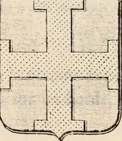 An illustration from Traité complet de la science du blason : à l'usage des bibliophiles, archéologues, amateurs d'objets d'art et de curiosité, numismates, archivistes, artistes, etc. (1880)