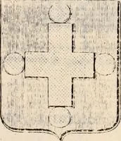 An illustration from Traité complet de la science du blason : à l'usage des bibliophiles, archéologues, amateurs d'objets d'art et de curiosité, numismates, archivistes, artistes, etc. (1880)