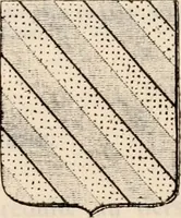An illustration from Traité complet de la science du blason : à l'usage des bibliophiles, archéologues, amateurs d'objets d'art et de curiosité, numismates, archivistes, artistes, etc. (1880)
