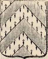 An illustration from Traité complet de la science du blason : à l'usage des bibliophiles, archéologues, amateurs d'objets d'art et de curiosité, numismates, archivistes, artistes, etc. (1880)