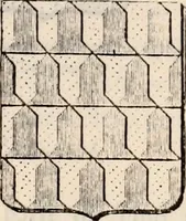 An illustration from Traité complet de la science du blason : à l'usage des bibliophiles, archéologues, amateurs d'objets d'art et de curiosité, numismates, archivistes, artistes, etc. (1880)