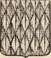 An illustration from Traité complet de la science du blason : à l'usage des bibliophiles, archéologues, amateurs d'objets d'art et de curiosité, numismates, archivistes, artistes, etc. (1880)