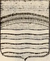 An illustration from Traité complet de la science du blason : à l'usage des bibliophiles, archéologues, amateurs d'objets d'art et de curiosité, numismates, archivistes, artistes, etc. (1880)
