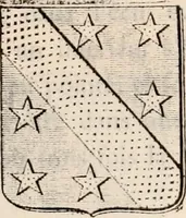 An illustration from Traité complet de la science du blason : à l'usage des bibliophiles, archéologues, amateurs d'objets d'art et de curiosité, numismates, archivistes, artistes, etc. (1880)