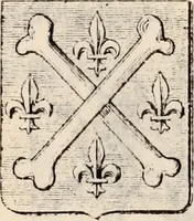 An illustration from Traité complet de la science du blason : à l'usage des bibliophiles, archéologues, amateurs d'objets d'art et de curiosité, numismates, archivistes, artistes, etc. (1880)