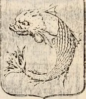 An illustration from Traité complet de la science du blason : à l'usage des bibliophiles, archéologues, amateurs d'objets d'art et de curiosité, numismates, archivistes, artistes, etc. (1880)