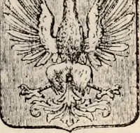 An illustration from Traité complet de la science du blason : à l'usage des bibliophiles, archéologues, amateurs d'objets d'art et de curiosité, numismates, archivistes, artistes, etc. (1880)
