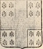 An illustration from Traité complet de la science du blason : à l'usage des bibliophiles, archéologues, amateurs d'objets d'art et de curiosité, numismates, archivistes, artistes, etc. (1880)