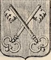 An illustration from Traité complet de la science du blason : à l'usage des bibliophiles, archéologues, amateurs d'objets d'art et de curiosité, numismates, archivistes, artistes, etc. (1880)