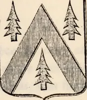 An illustration from Traité complet de la science du blason : à l'usage des bibliophiles, archéologues, amateurs d'objets d'art et de curiosité, numismates, archivistes, artistes, etc. (1880)
