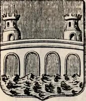 An illustration from Traité complet de la science du blason : à l'usage des bibliophiles, archéologues, amateurs d'objets d'art et de curiosité, numismates, archivistes, artistes, etc. (1880)