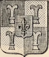 An illustration from Traité complet de la science du blason : à l'usage des bibliophiles, archéologues, amateurs d'objets d'art et de curiosité, numismates, archivistes, artistes, etc. (1880)