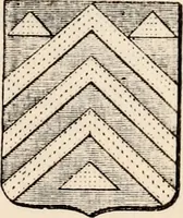 An illustration from Traité complet de la science du blason : à l'usage des bibliophiles, archéologues, amateurs d'objets d'art et de curiosité, numismates, archivistes, artistes, etc. (1880)