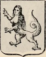 An illustration from Traité complet de la science du blason : à l'usage des bibliophiles, archéologues, amateurs d'objets d'art et de curiosité, numismates, archivistes, artistes, etc. (1880)