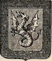 An illustration from Traité complet de la science du blason : à l'usage des bibliophiles, archéologues, amateurs d'objets d'art et de curiosité, numismates, archivistes, artistes, etc. (1880)