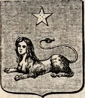 An illustration from Traité complet de la science du blason : à l'usage des bibliophiles, archéologues, amateurs d'objets d'art et de curiosité, numismates, archivistes, artistes, etc. (1880)