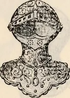An illustration from Traité complet de la science du blason : à l'usage des bibliophiles, archéologues, amateurs d'objets d'art et de curiosité, numismates, archivistes, artistes, etc. (1880)