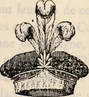 An illustration from Traité complet de la science du blason : à l'usage des bibliophiles, archéologues, amateurs d'objets d'art et de curiosité, numismates, archivistes, artistes, etc. (1880)