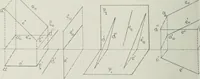 An illustration from Traité de géométrie descriptive (1880)